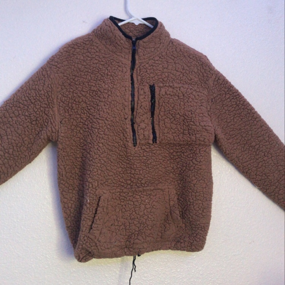 brown jacket, soft